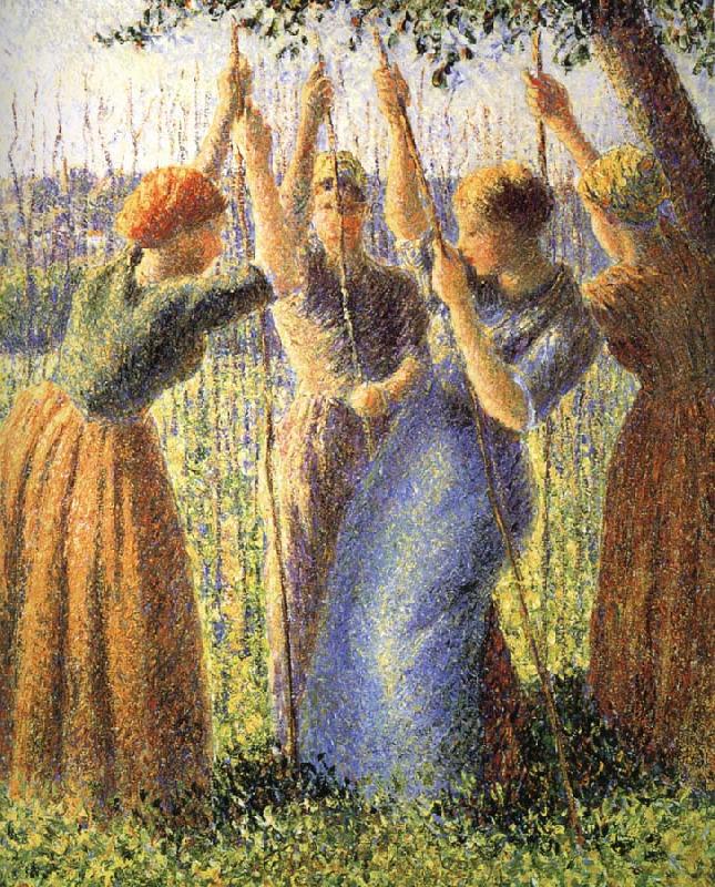 Camille Pissarro Planting scenes